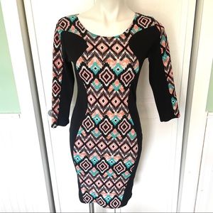 Rue21 Aztec Body Con Dress